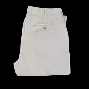 Peter Millar White Wicking Chino Pants